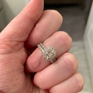 1.03carat Henri Daussi engagement ring